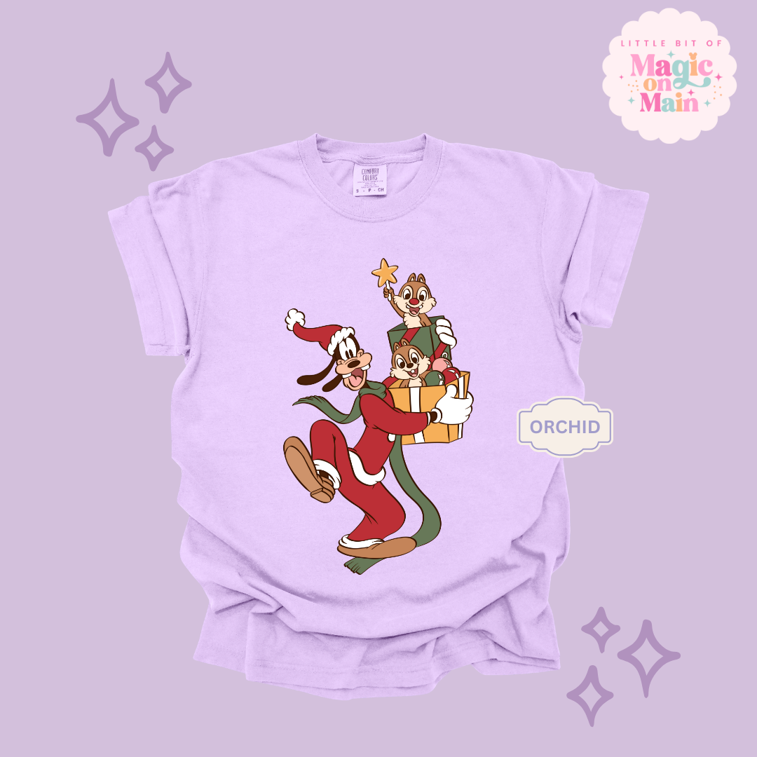 PRINTED GOOFY AND FRIENDS - ADULT T-SHIRT