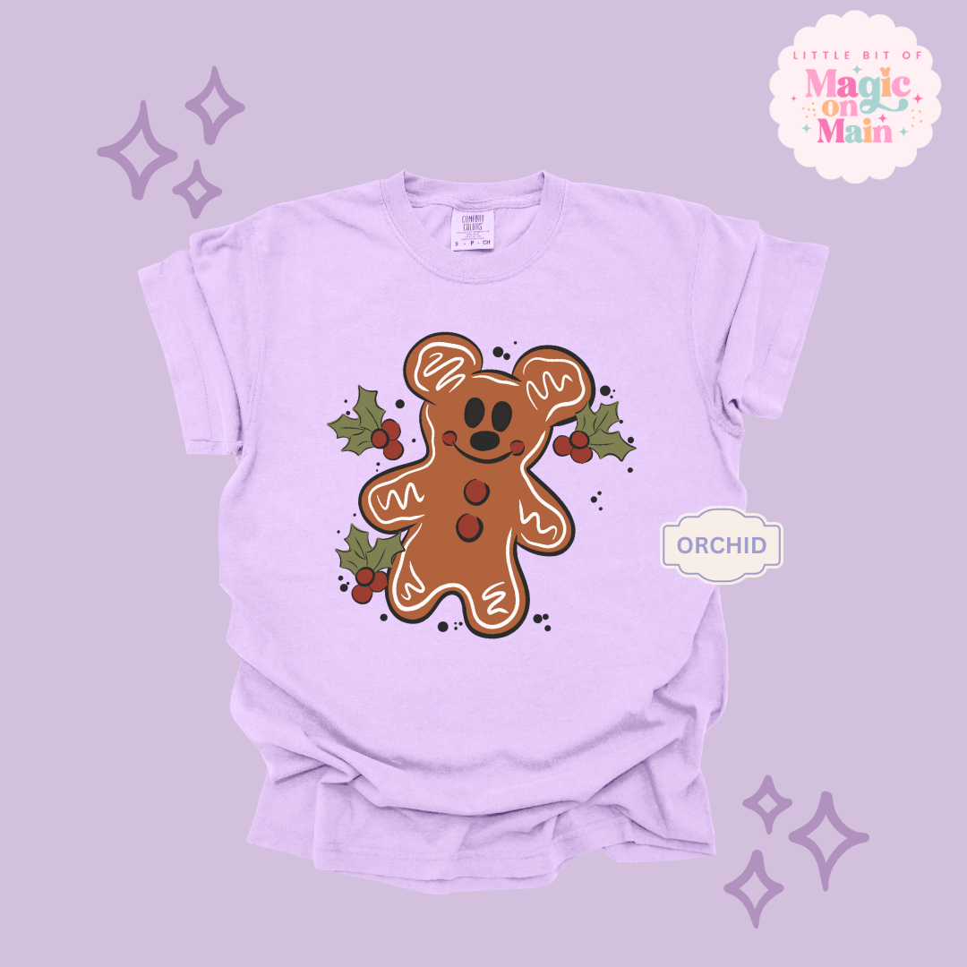 PRINTED GINGERBREAD - ADULT T-SHIRT