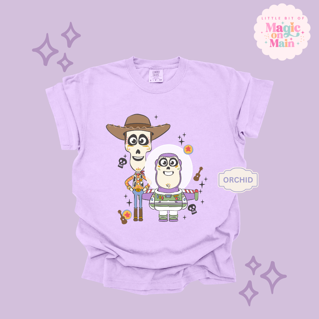 PRINTED DIA DE LOS MUERTOS - ADULT T-SHIRT