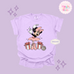 PRINTED MINNIE CHRISTMAS BALLERINA - ADULT T-SHIRT