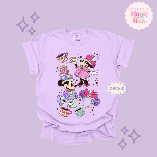 PRINTED MINNIES WONDERLAND - ADULT T-SHIRT
