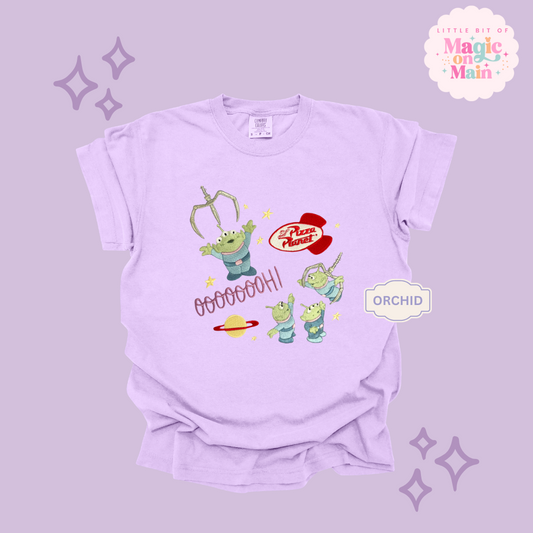 EMBROIDERED ALIENS - EXCLUSIVE TO MoM - ADULT T-SHIRT