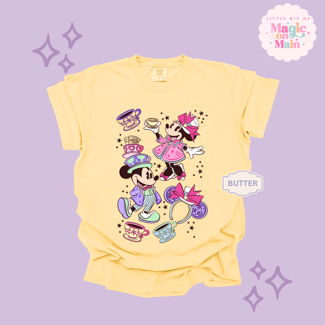 PRINTED MINNIES WONDERLAND - ADULT T-SHIRT