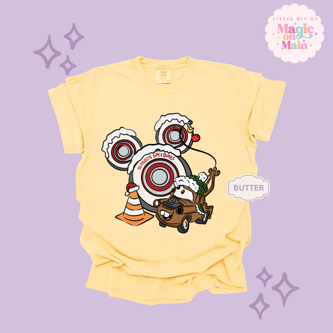 PRINTED SEASONS SPEEDINGS - ADULT T-SHIRT