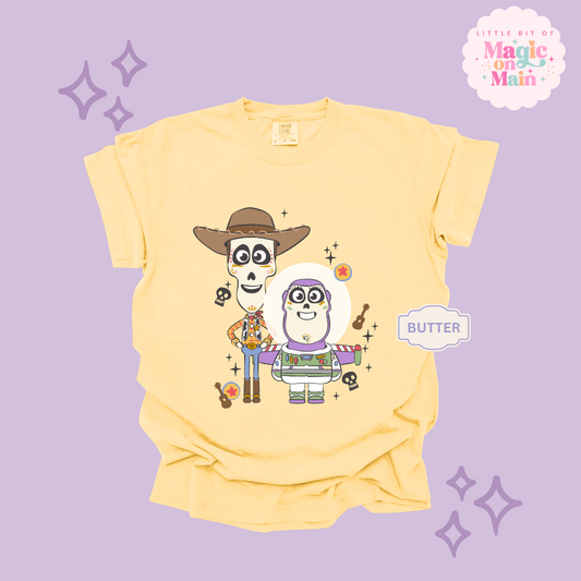 PRINTED DIA DE LOS MUERTOS - ADULT T-SHIRT