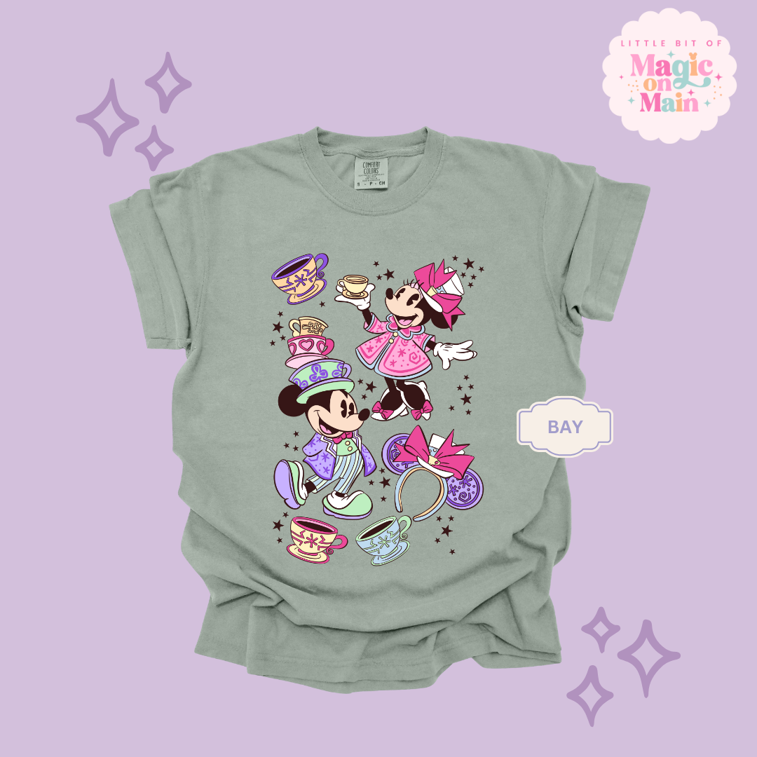 PRINTED MINNIES WONDERLAND - ADULT T-SHIRT