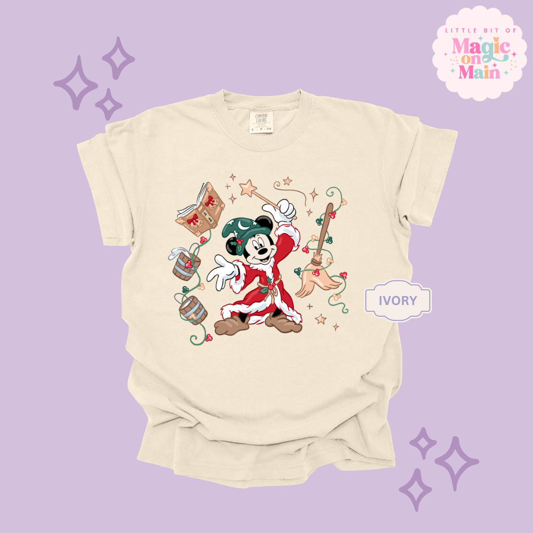 PRINTED CHRISTMAS SORCERER - ADULT T-SHIRT