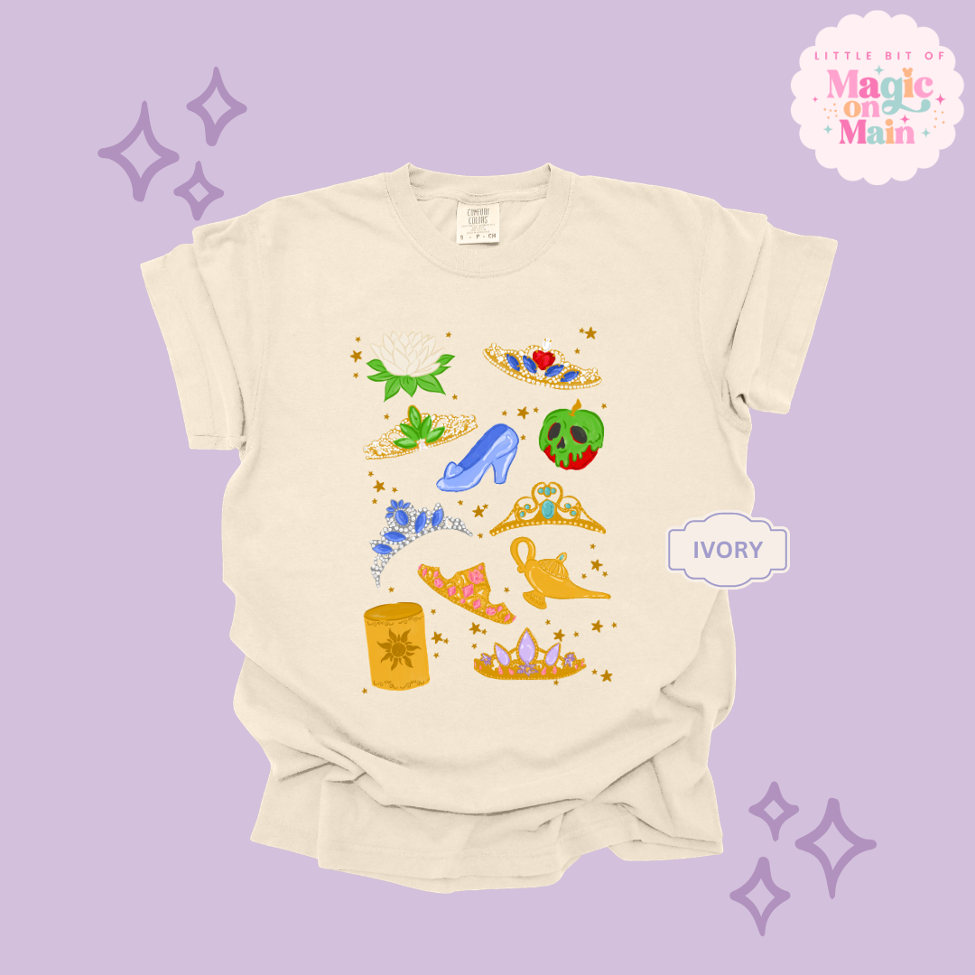 PRINTED PRINCESS ELEMENTS - ADULT T-SHIRT 10050