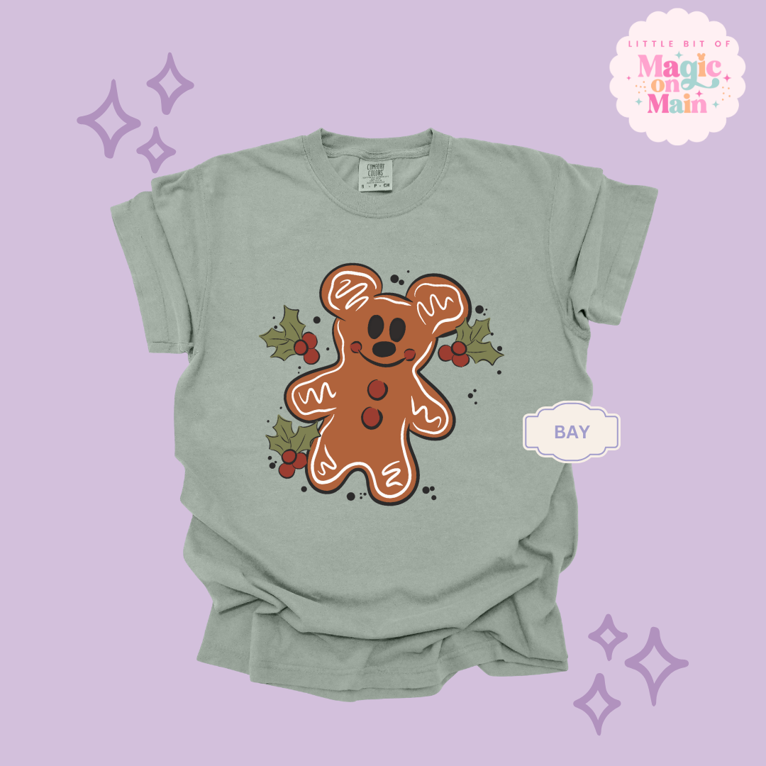 PRINTED GINGERBREAD - ADULT T-SHIRT