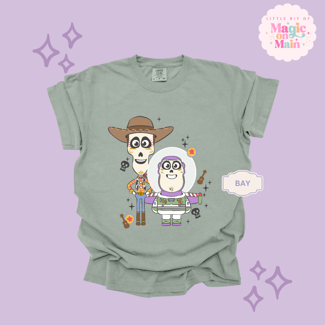 PRINTED DIA DE LOS MUERTOS - ADULT T-SHIRT