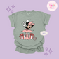 PRINTED MINNIE CHRISTMAS BALLERINA - ADULT T-SHIRT
