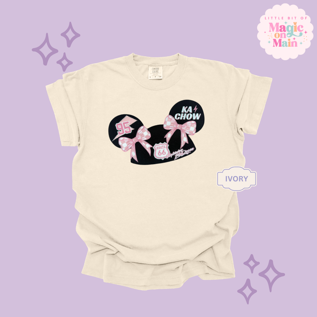 EMBROIDERED PINK LMQ HAT  - EXCLUSIVE COLLAB - ADULT T-SHIRT 10053
