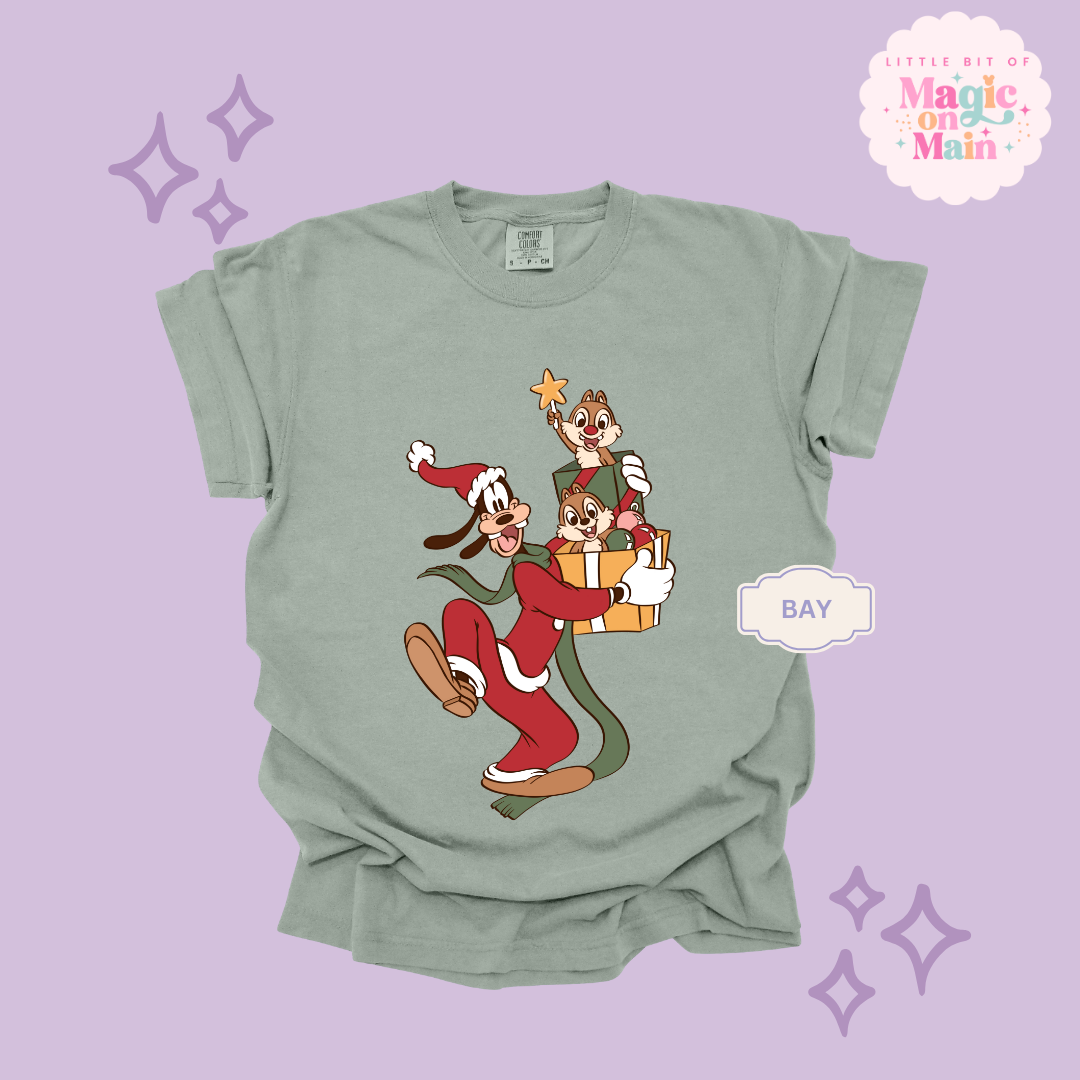 PRINTED GOOFY AND FRIENDS - ADULT T-SHIRT