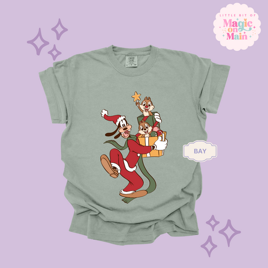 PRINTED GOOFY AND FRIENDS - ADULT T-SHIRT