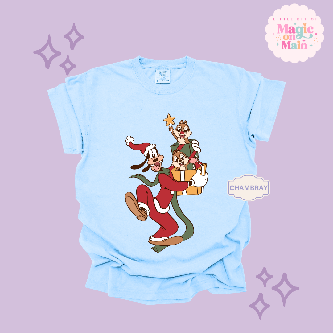 PRINTED GOOFY AND FRIENDS - ADULT T-SHIRT