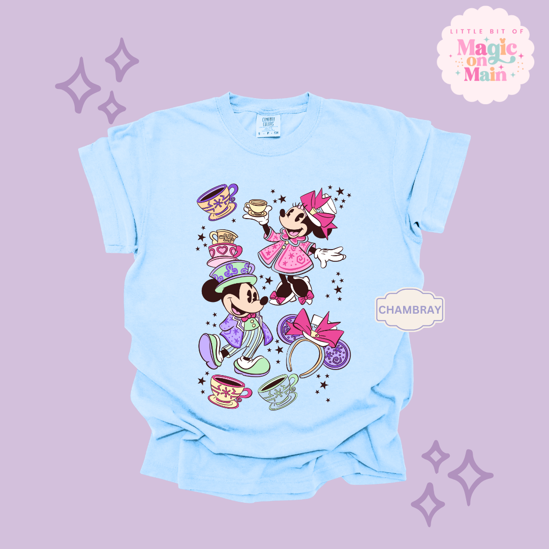 PRINTED MINNIES WONDERLAND - ADULT T-SHIRT