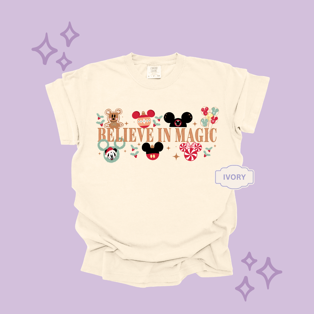 PRINTED BELIEVE IN MAGIC - EXCLUSIVE TO MoM - ADULT T-SHIRT