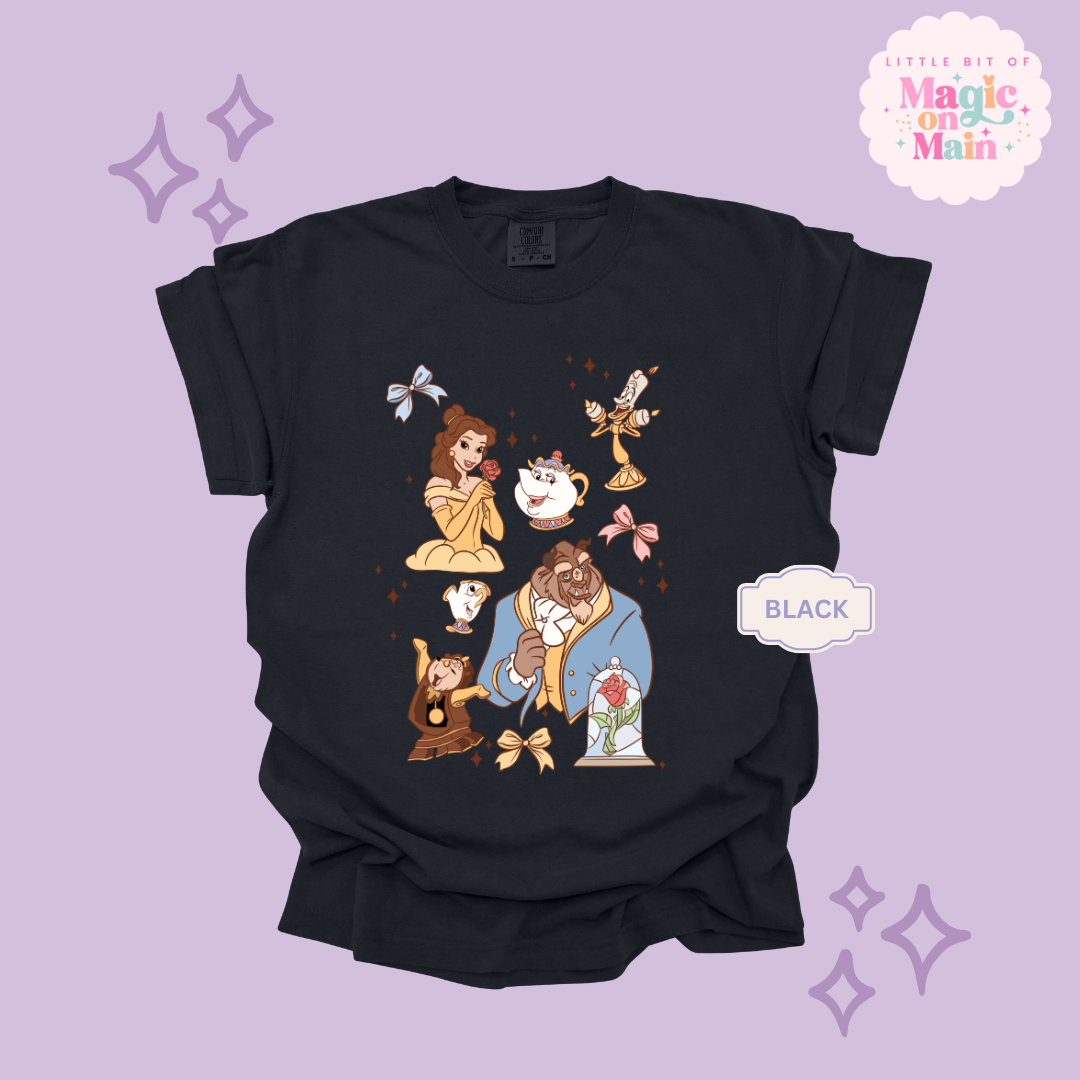 PRINTED BELLE- ADULT T-SHIRT 10044