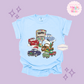 PRINTED CAR CHRISTMAS - ADULT T-SHIRT