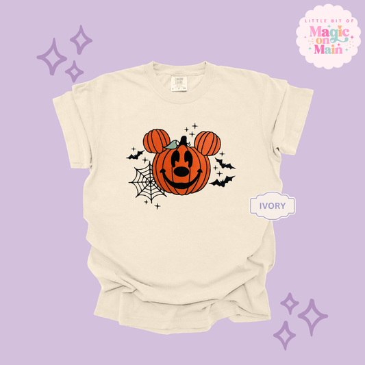 EMBROIDERED MCKY PUMPKIN - EXCLUSIVE TO MoM- ADULT T-SHIRT 10057