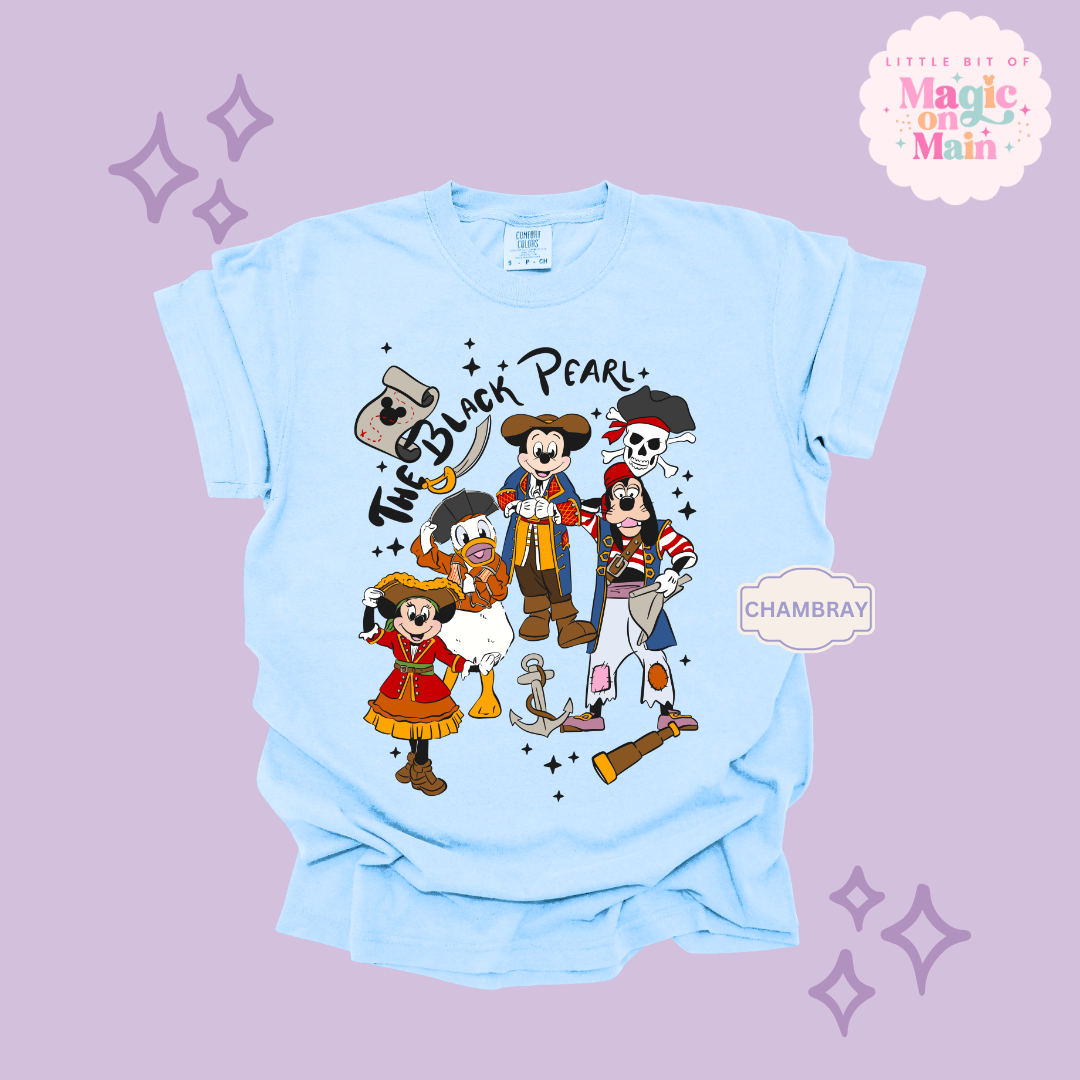PRINTED PIRATES - ADULT T-SHIRT
