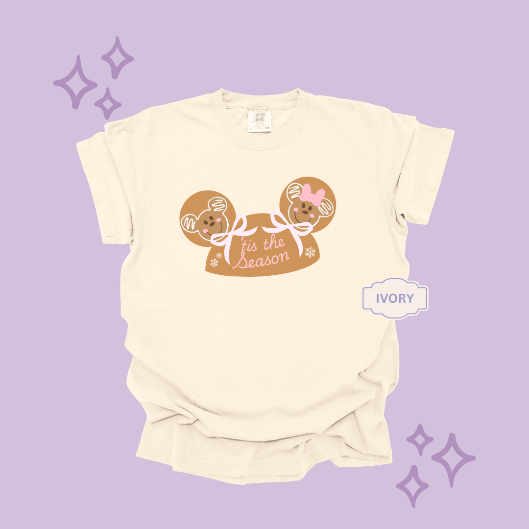 PRINTED GINGERBREAD HOLIDAY HAT - EXCLUSIVE TO MoM - ADULT T-SHIRT