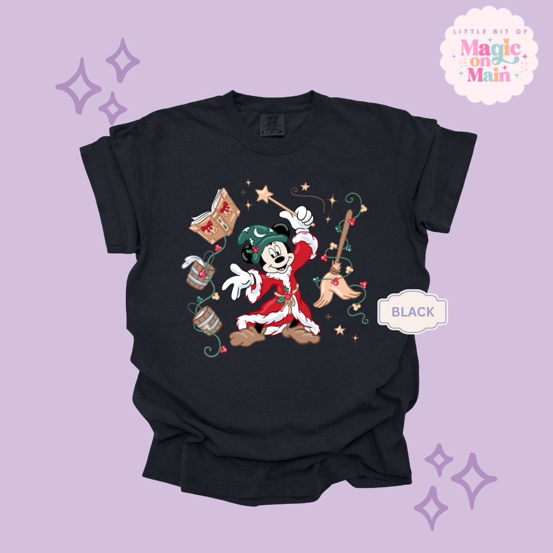 PRINTED CHRISTMAS SORCERER - ADULT T-SHIRT