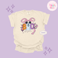 EMBROIDERED BOO - ADULT T-SHIRT 10061