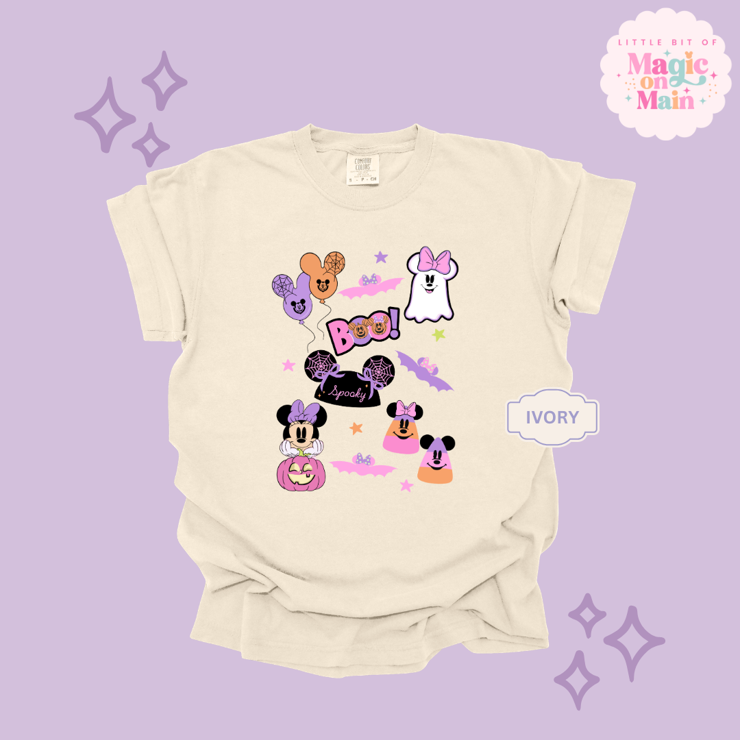 PRINTED GHOULY HALLOWEEN - EXCLUSIVE TO MoM - ADULT T-SHIRT 10059