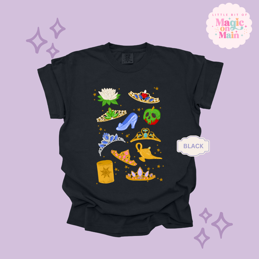 PRINTED PRINCESS ELEMENTS - ADULT T-SHIRT 10050