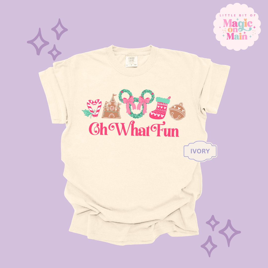 PRINTED OH WHAT FUN - EXCLUSIVE TO MoM - ADULT T-SHIRT