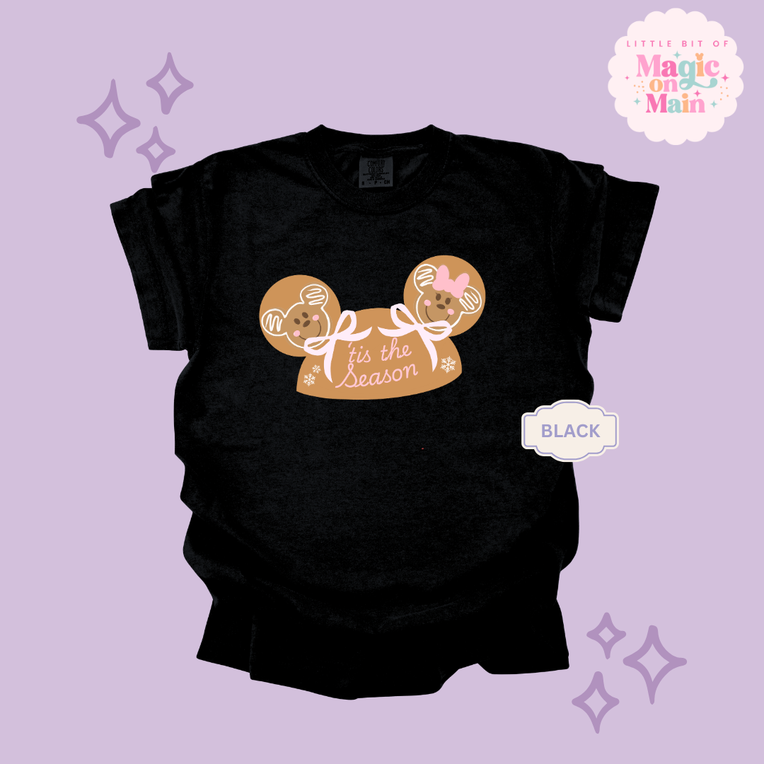 PRINTED GINGERBREAD HOLIDAY HAT - EXCLUSIVE TO MoM - ADULT T-SHIRT
