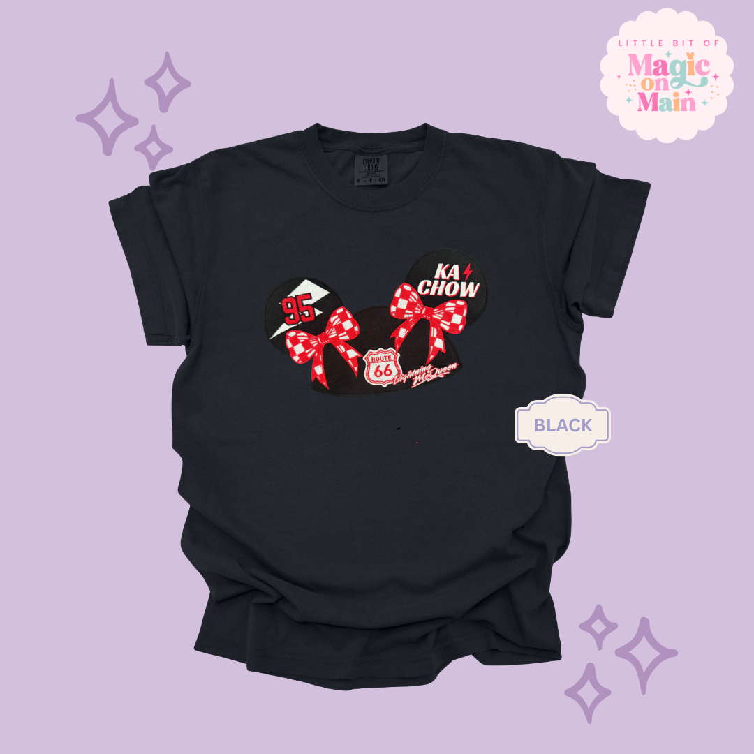 EMBROIDERED RED LMQ HAT  - EXCLUSIVE COLLAB - ADULT T-SHIRT 10053
