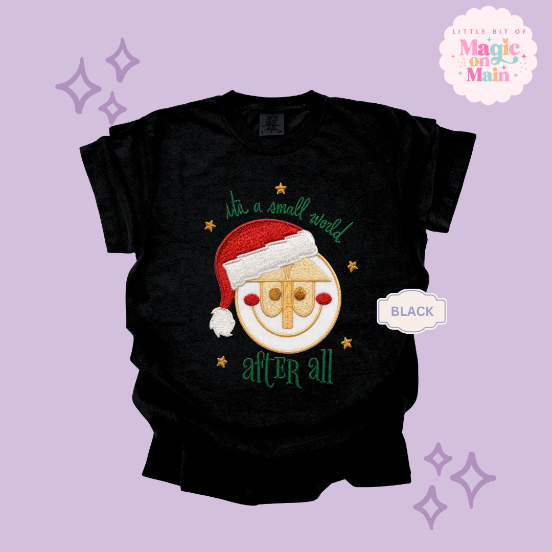 EMBROIDERED SML WORLD - EXCLUSIVE TO MoM- ADULT T-SHIRT