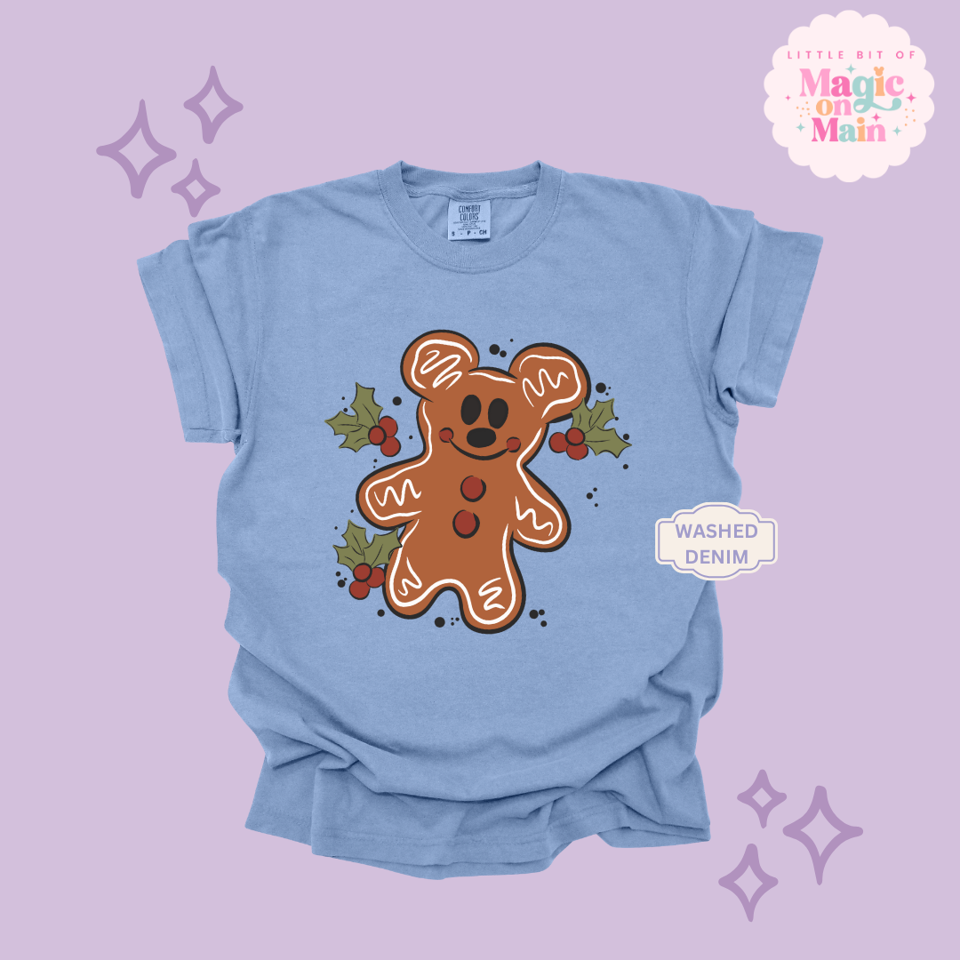 PRINTED GINGERBREAD - ADULT T-SHIRT