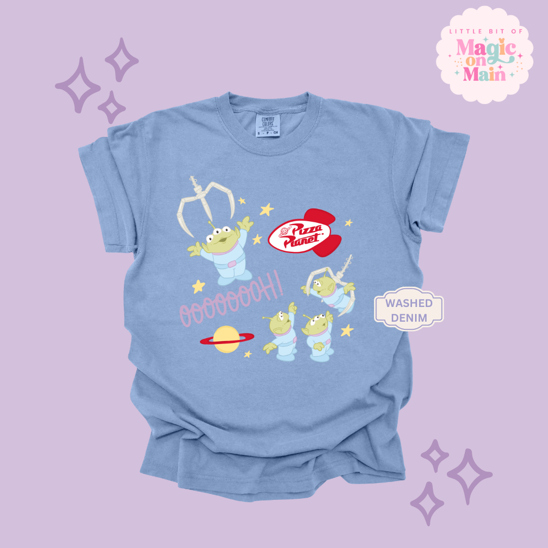 PRINTED ALIENS - EXCLUSIVE TO MoM - ADULT T-SHIRT