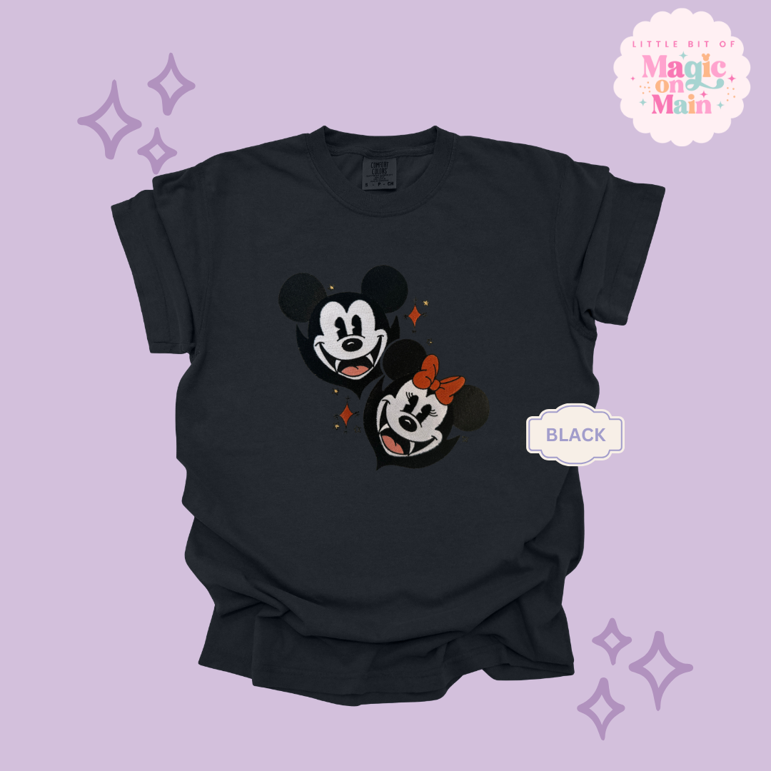 EMBROIDERED MCKY VAMPIRE - EXCLUSIVE TO MoM- ADULT T-SHIRT 10058