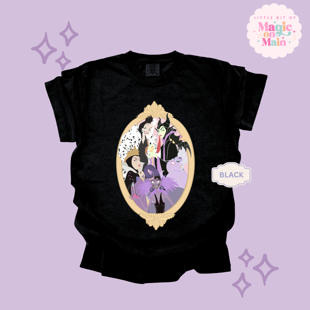 PRINTED VILLAINS - EXCLUSIVE TO MoM - ADULT T-SHIRT