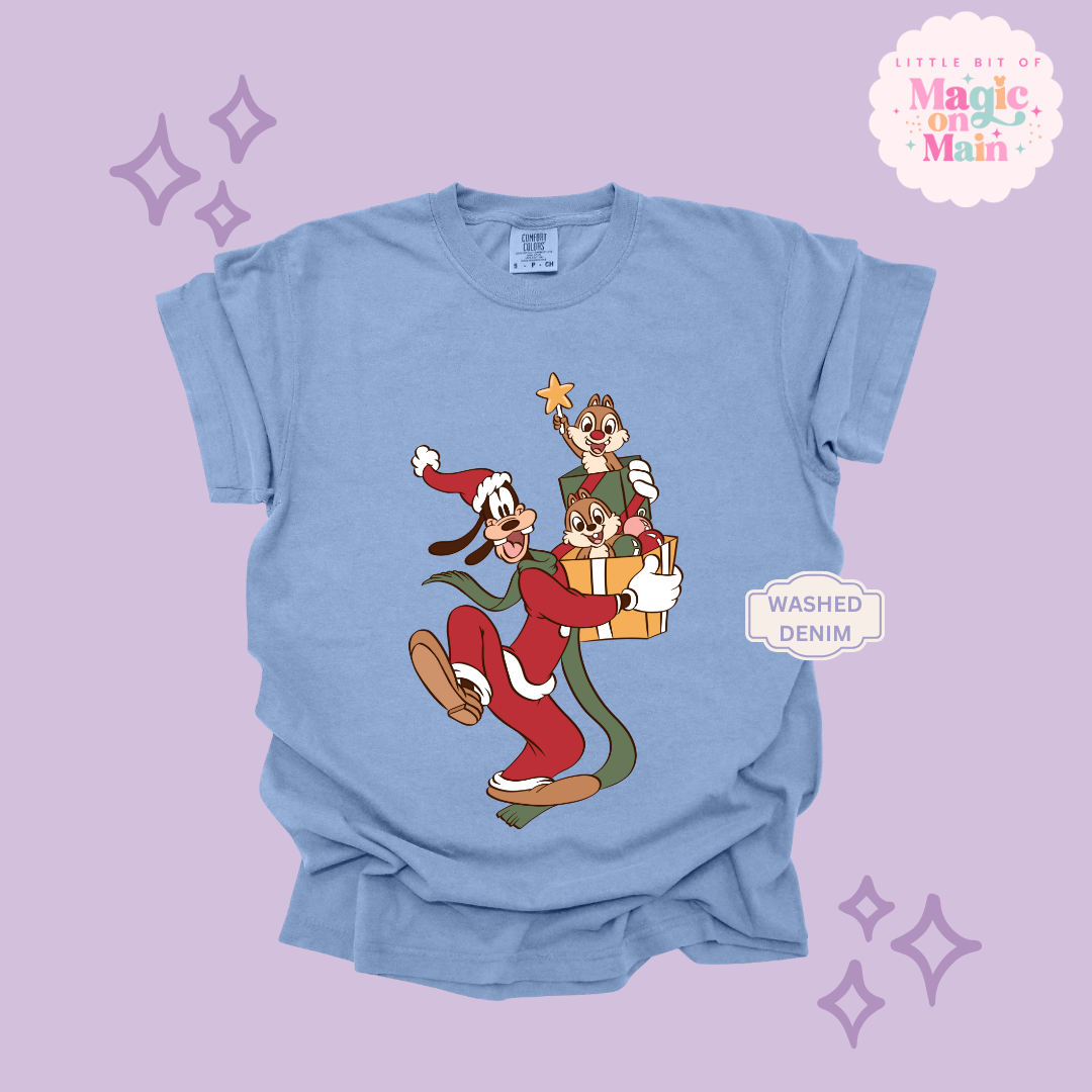 PRINTED GOOFY AND FRIENDS - ADULT T-SHIRT