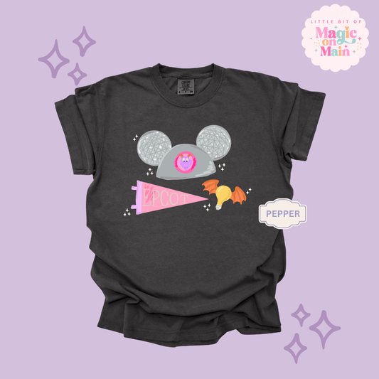 PRINTED EPCOT GIRLIE - EXCLUSIVE TO MoM - ADULT T-SHIRT 10042
