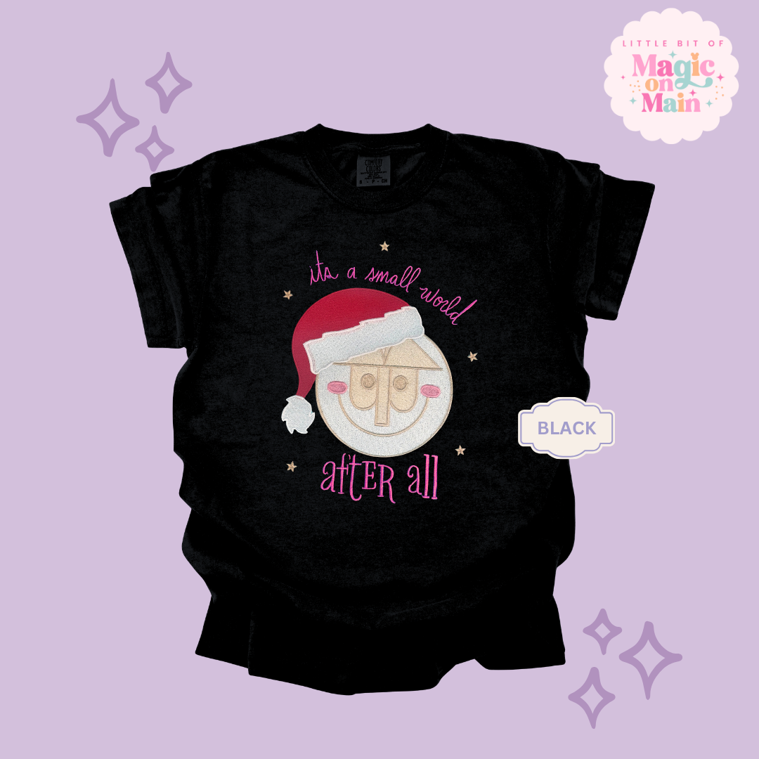 EMBROIDERED SML WORLD - EXCLUSIVE TO MoM- ADULT T-SHIRT