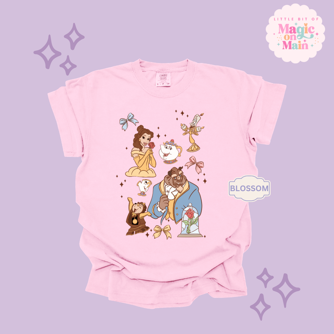 PRINTED BELLE- ADULT T-SHIRT 10044