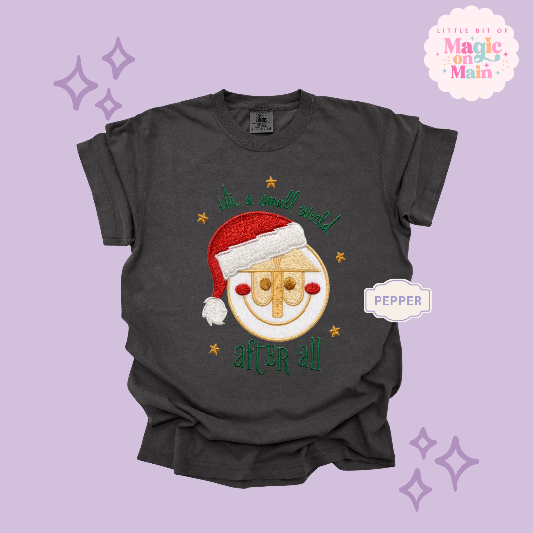 EMBROIDERED SML WORLD - EXCLUSIVE TO MoM- ADULT T-SHIRT