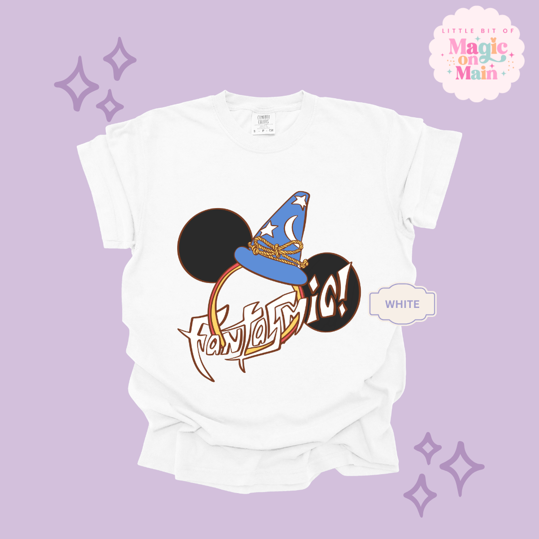 PRINTED FANTASMIC EARS - ADULT T-SHIRT