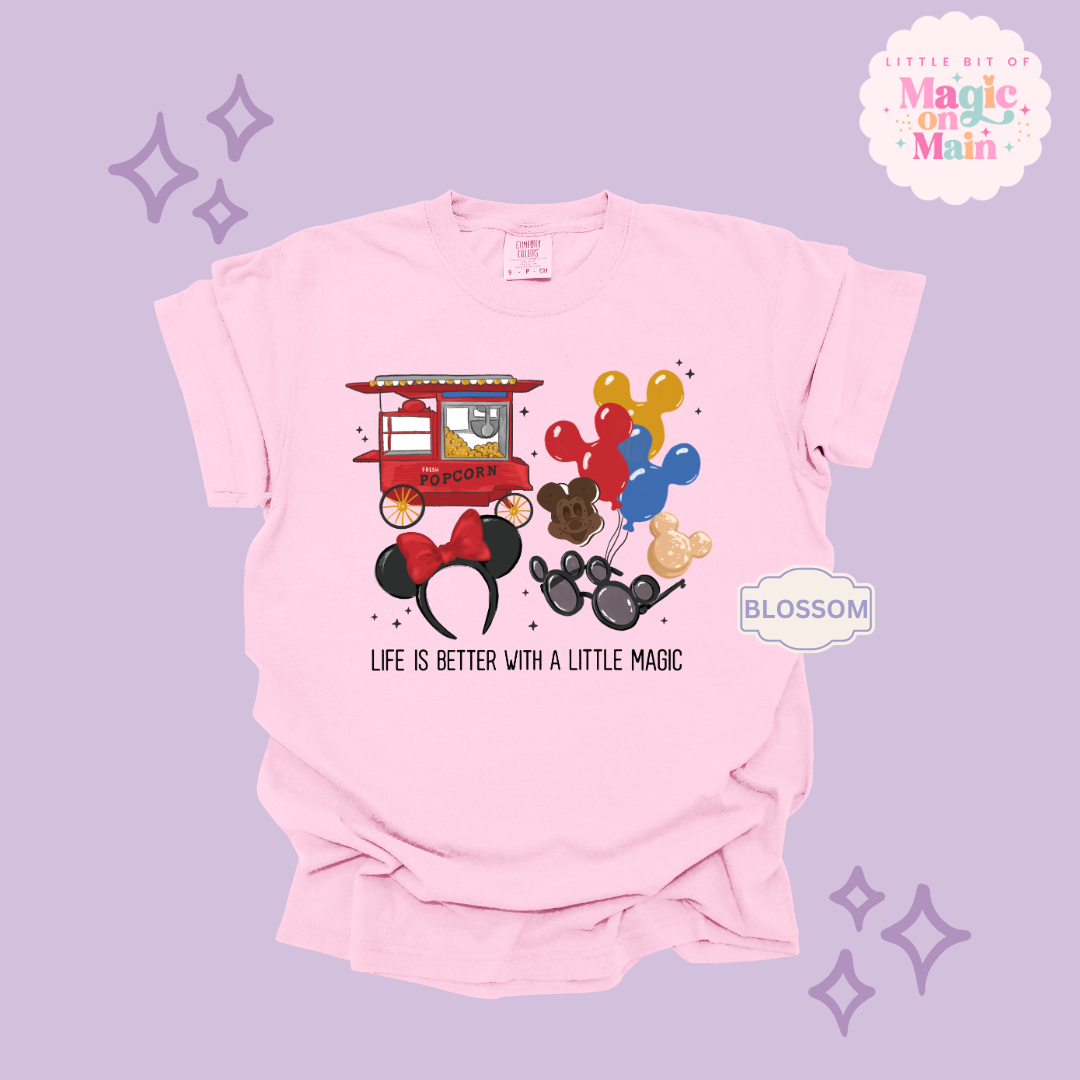 PRINTED LIFE IS BETTER - ADULT T-SHIRT 10040