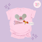 EMBROIDERED  EPCOT GIRLIE - EXCLUSIVE TO MoM - ADULT T-SHIRT 10042