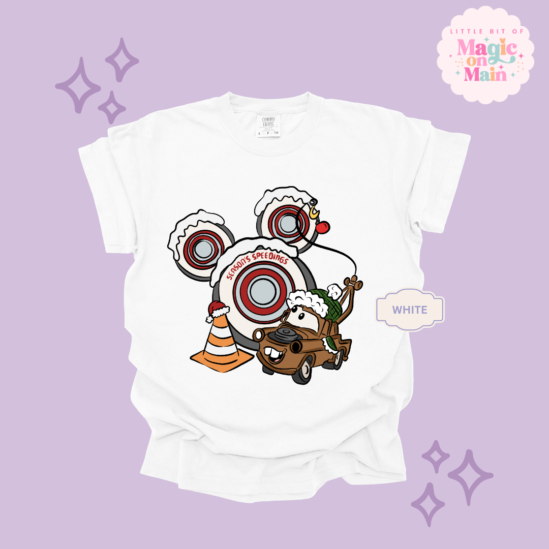 PRINTED SEASONS SPEEDINGS - ADULT T-SHIRT