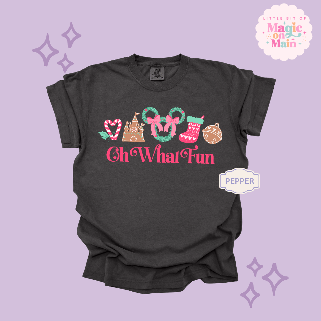 PRINTED OH WHAT FUN - EXCLUSIVE TO MoM - ADULT T-SHIRT