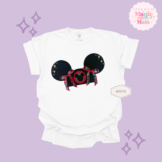 EMBROIDERED CHRISTMAS HAT - EXCLUSIVE TO MoM - ADULT T-SHIRT