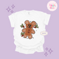 PRINTED GINGERBREAD - ADULT T-SHIRT